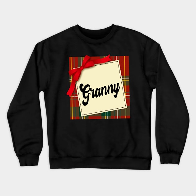 Granny Christmas Gift Family Reunion OOTD Grandma Grandmother Crewneck Sweatshirt by familycuteycom